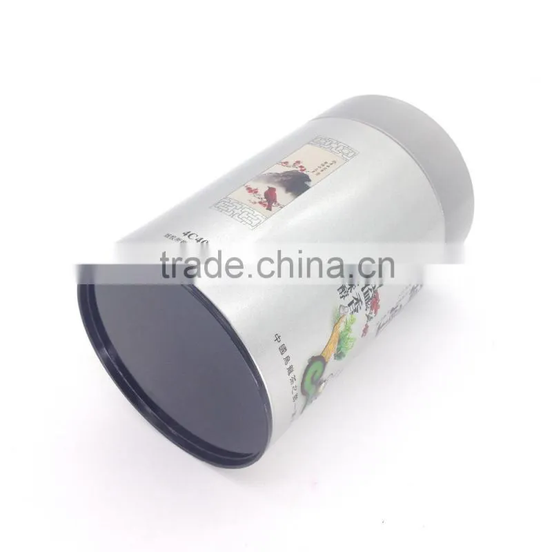 tea tin round