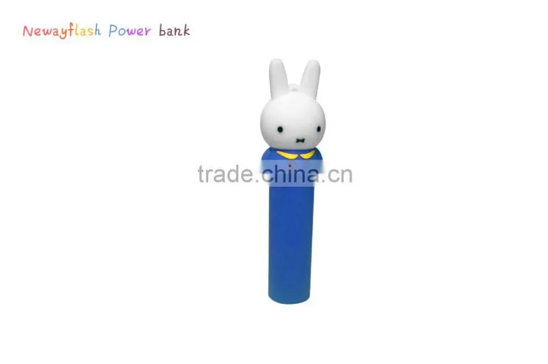 Hot sell cheap cartoon design portable power bank 1200mAh