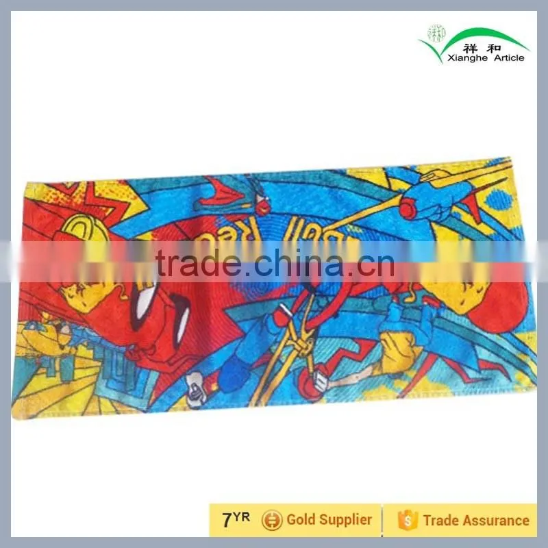 Promotion Beach Towel High Quality Velour Reactive Printed