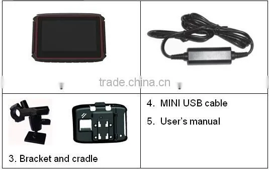 Top sale motorcycle truck GPS navigation with customized logo design