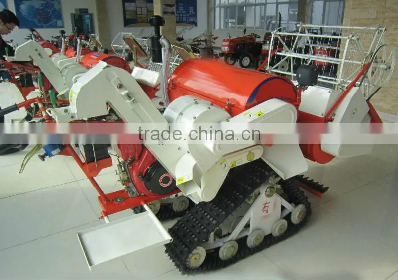 2015 hotsale 11HP paddy rice harvester, mini harvester, combine harvester