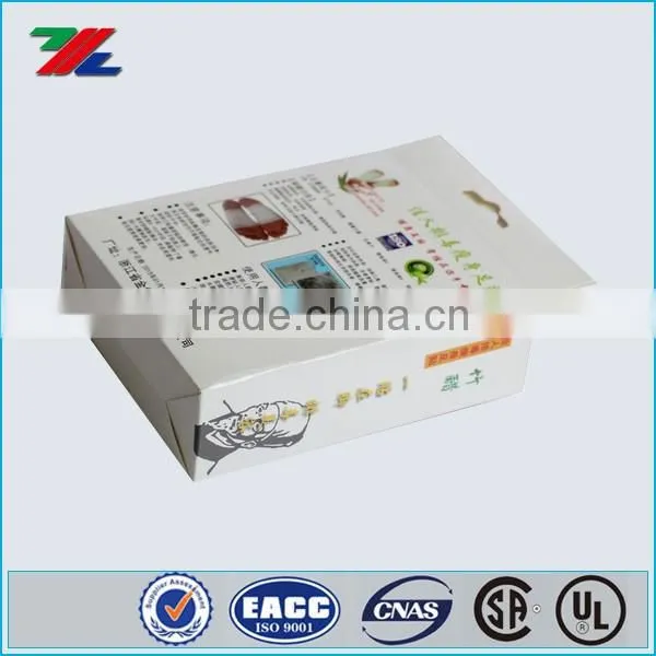 Silver card hot stamping cosmetic paper box for personal care products