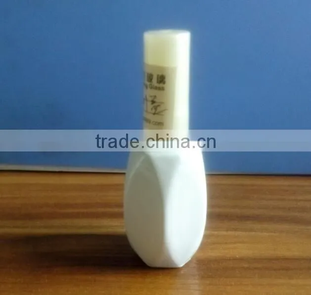 White nail polish glass bottle wholesale