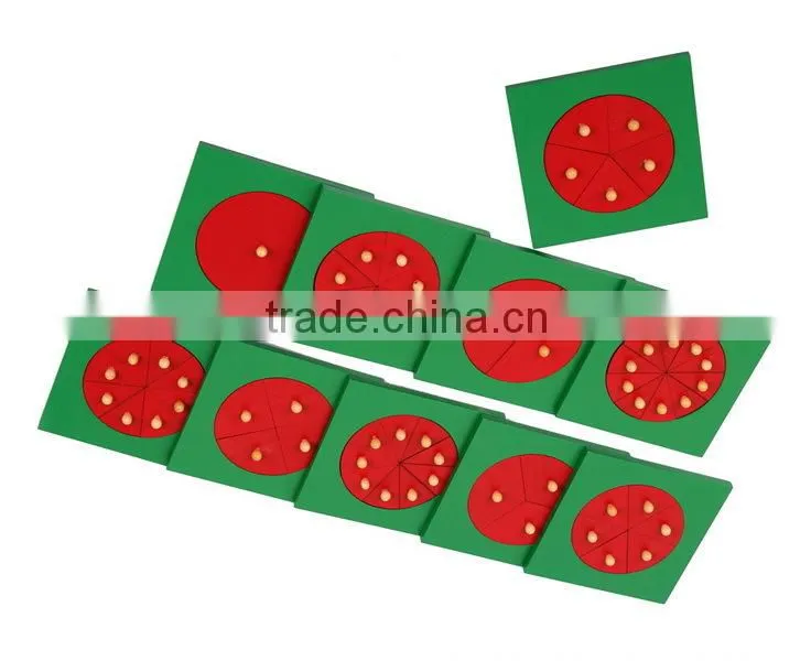 High Quality Preschool Montessori Toy of Montessori Material Metal Inscribed & Concentric Figures