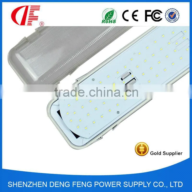 2ft 10W IP65 LED Tri-proof Emergency light, emergency tri-proof light with CE RoHS, FCC approved 3 Years Warrant