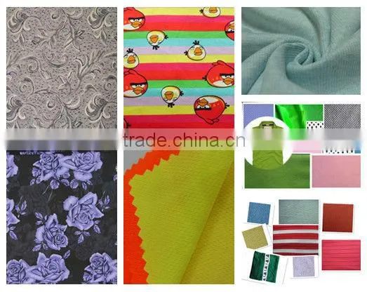 40s 350gsm cartoon spandex polyester fleece fabric