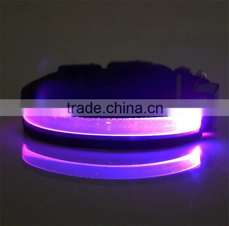 waterproof luminous LED dog collar light style flash led dog leash for pet dog