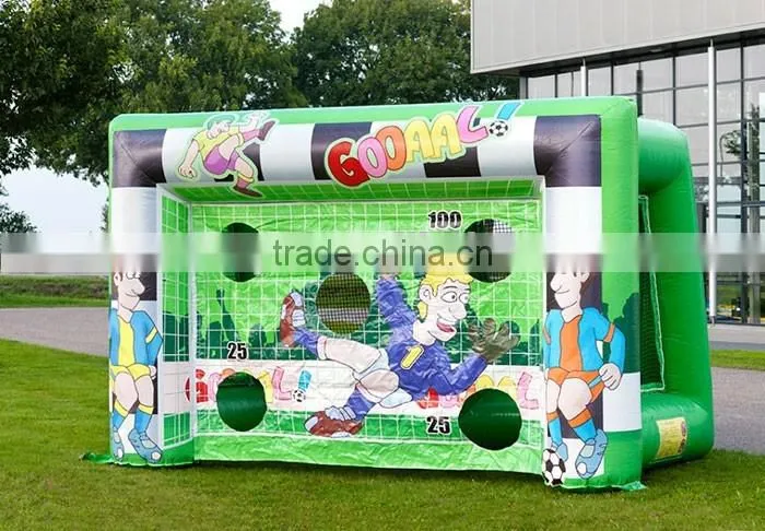 Backyard soccer training dummy toss game inflatable football target for sale