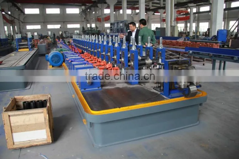 induction square pipe forming machine oval pipe forming machine induction high frequency welding pipe machine