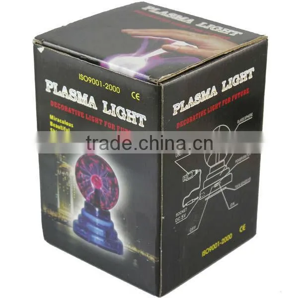 Mini USB Glass Plasma Ball Sphere Light Lamp