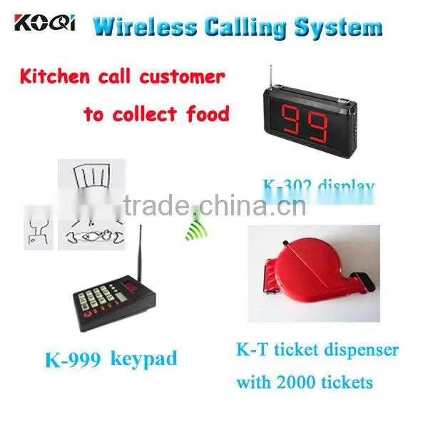 Take A Number Machine Queue management Guest Paging System Ticket Dispenser