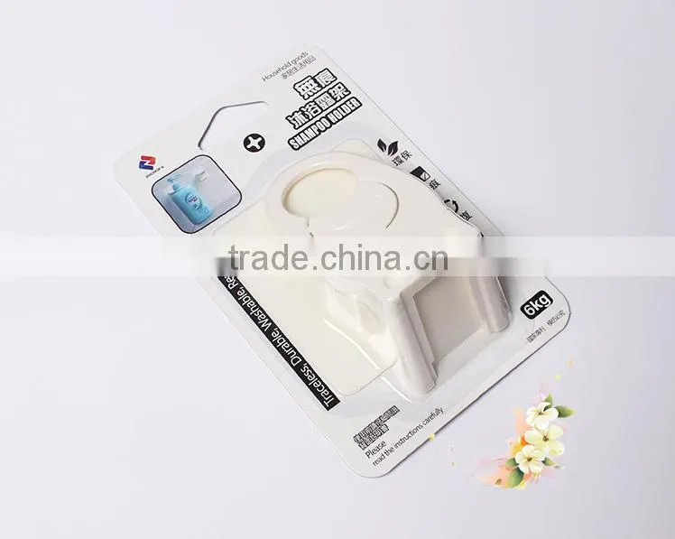 plastic shampoo holder,bathroom holder,no trace hook