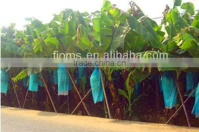 LDPE blue banana plastic bags with chloropyrifus
