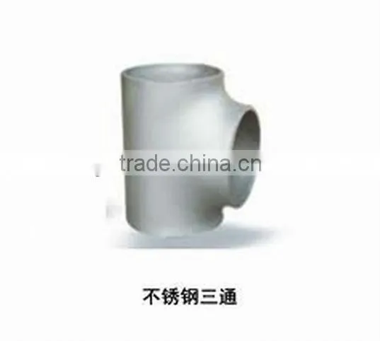 JB S.S.316L Stainless Steel Pipe Fittings Equal Tee / Coupling