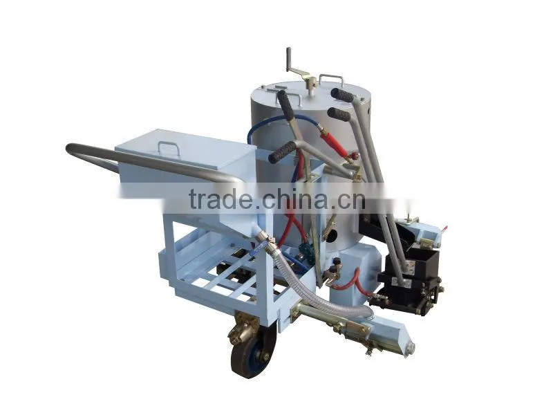 Thermoplastic paint boiler combined road marking paint machine