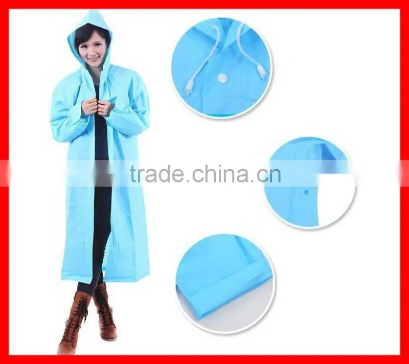 2015 Crazy!!! NEW Style women rain coat