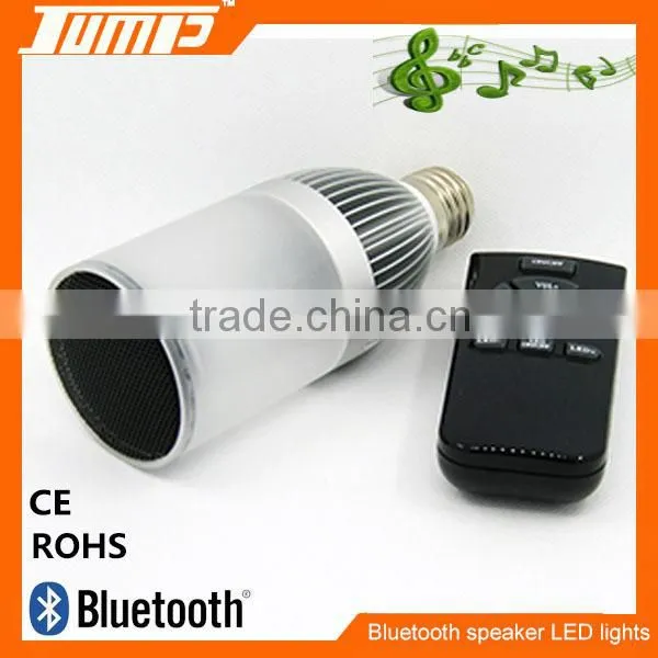2014 Good quality E27 color changing remote control RGB LED bulb light