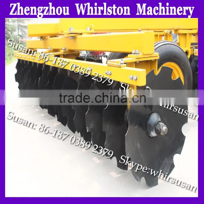 Good quality Hydraulic trailed offset heavy duty disc harrow machine for sale