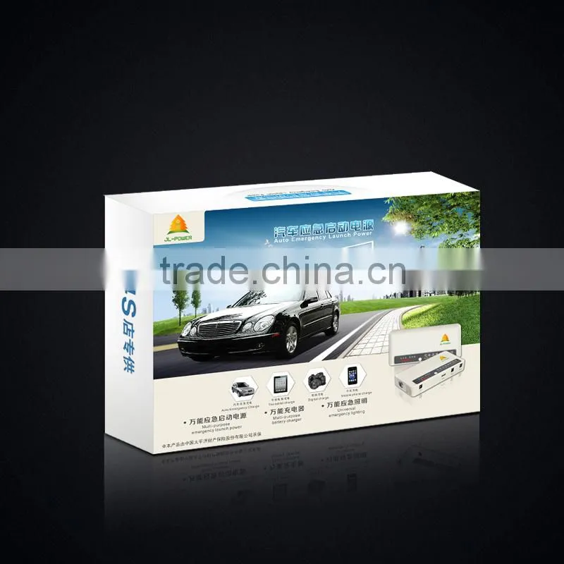 12V emergency jump starter car battery
