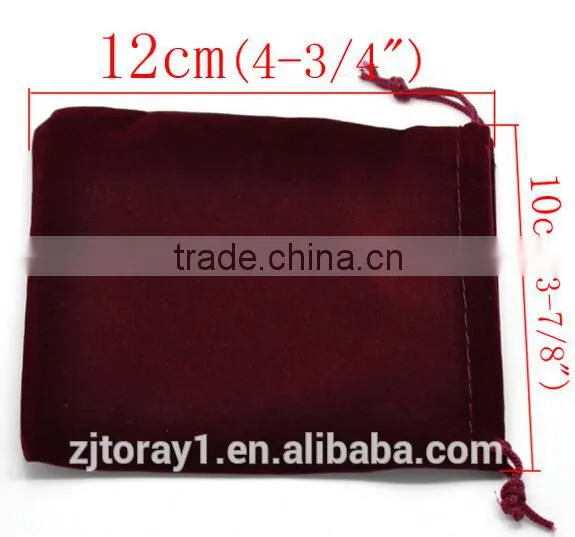 Red Mini Velvet Drawstring Bag Pouch Jewelry Gift Bags Pouches