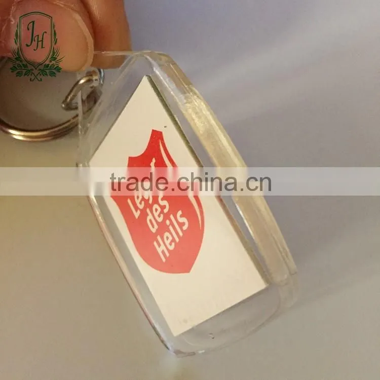 cheap promotional gift Acrylic keychain/blank photo frame custom printed acrylic charms