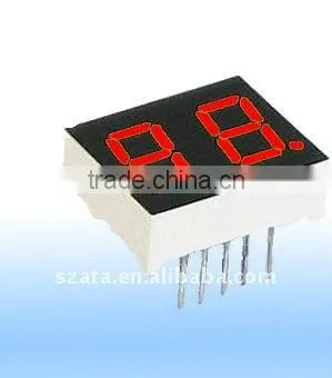 Factory price 0.48inch 3 digits transparent led digital screen
