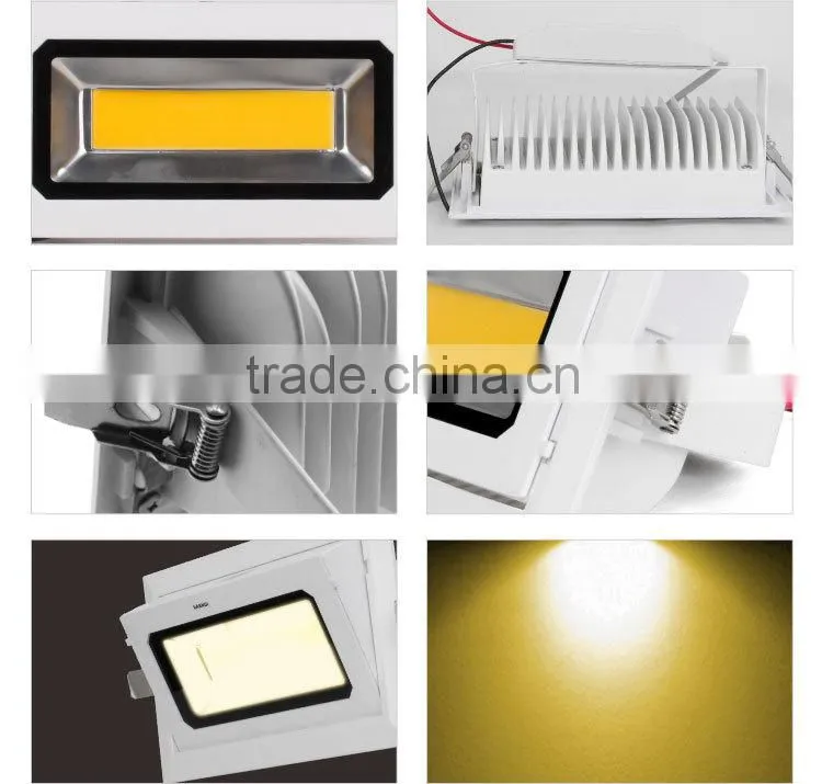 Square wall washer led light high CRI COB chip patent mould