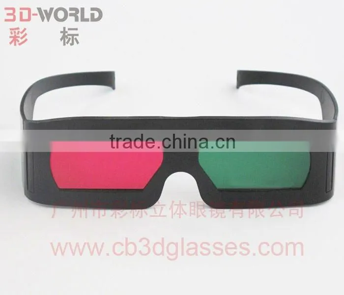 Plastic Green-Magenta 3D Glasses