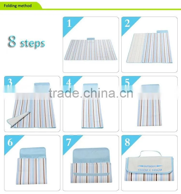 2015 Nice Hot Outdoor Camping Picnic Mat Beach Mat Waterproof Baby Play Mat