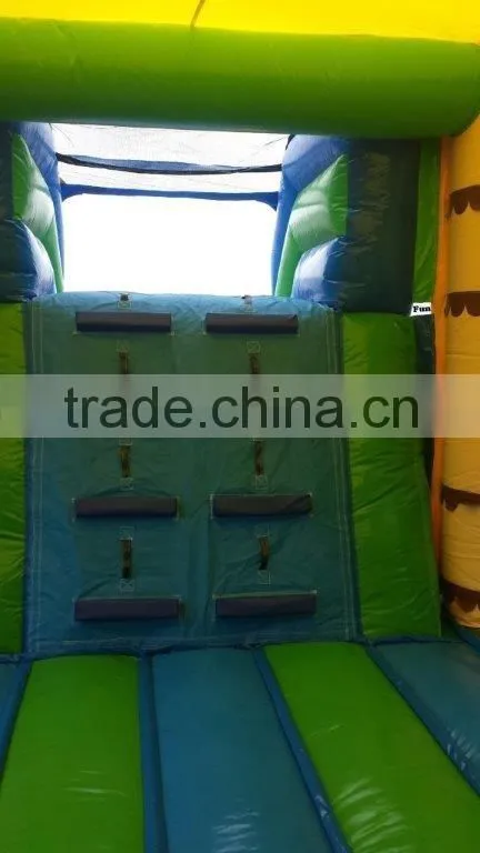 Inflatable Tiki Island Bounce Water Slide