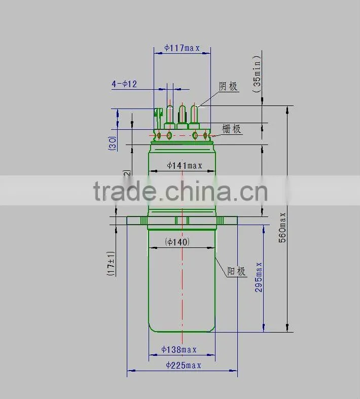 ISO9001 electron tube triode FU-23S power tubes