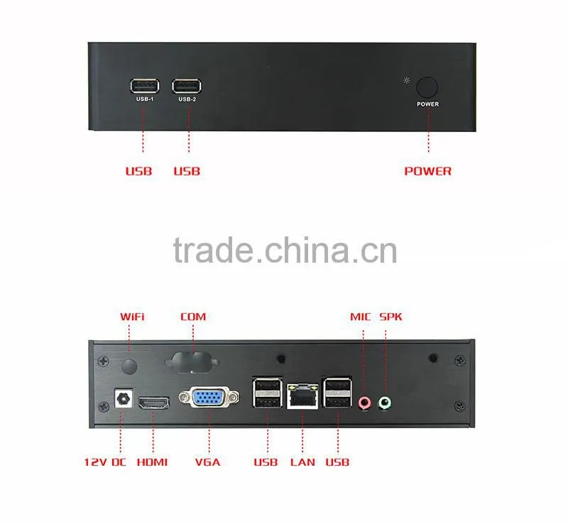 I3 4010U 4G/32G Htpc Mini PC Mini Computer Thin Client Mini PC i3 Thin Client Computer Industrial Mini PC