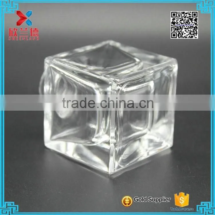 40ml high quality cube fragrance aroma diffuser glass bottle