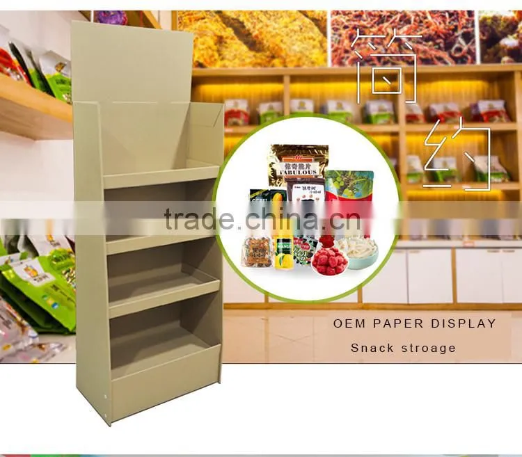 Paper Display Stand large e paper display With Logo Cardboard Display Rack