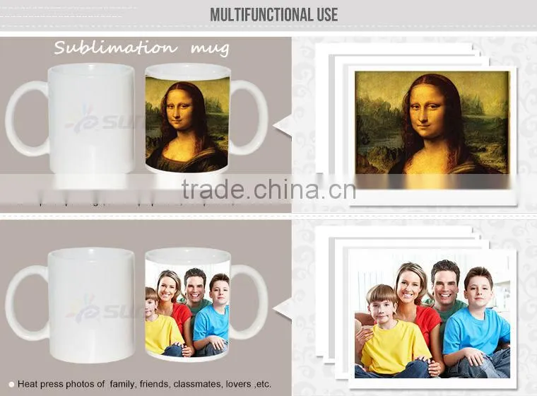 Sunmeta manufactory 2016 year new sublimation ceramic milk mug