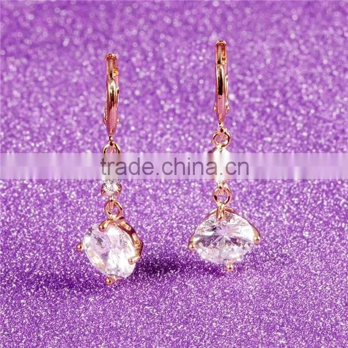 dangle jewelry vogue 18K gold plated hoop earring