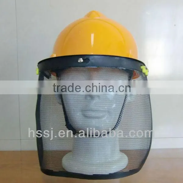 2016 CE standard wire mesh helmet safety full face shield visor,plastic face shield CE face shield visor for helmet