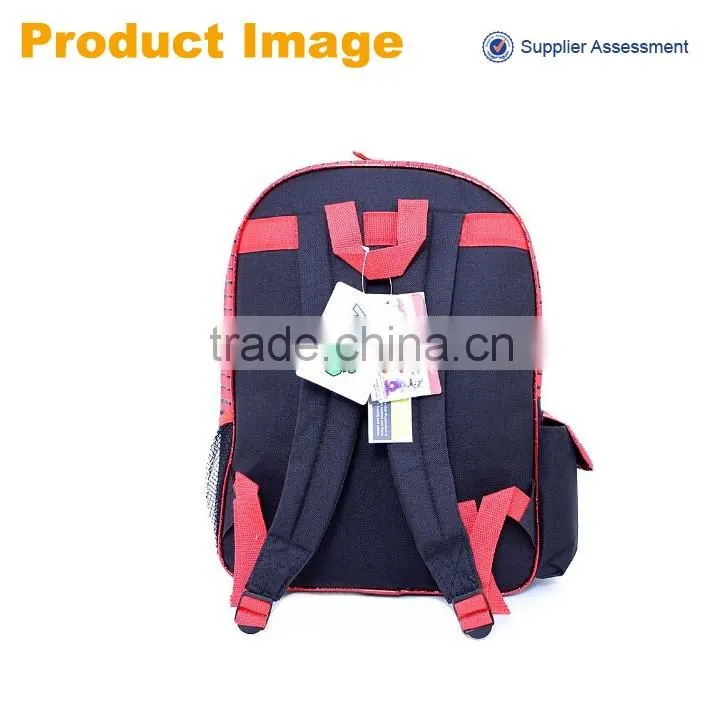 2016 China supplier wholesale new design cartoon child school bag
