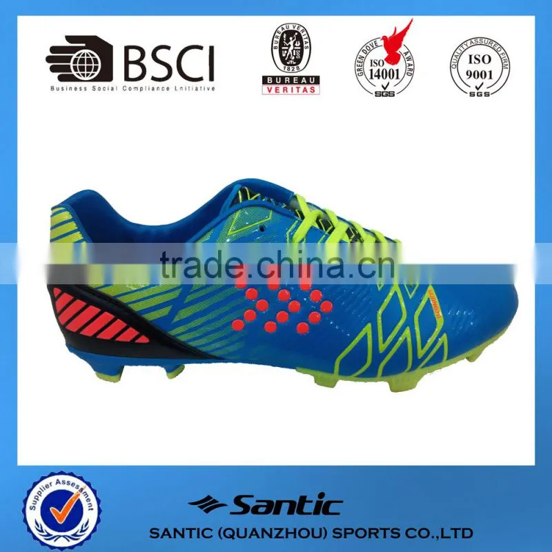 2016 Men outdoor sport shoes for football use, grade original quality soccer boots new style outdoor rugby SS1651