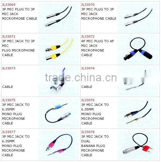 Cannon cables 16 XLR PLUG to 16X 6.35mm MONO PLUG