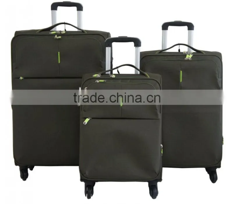 Decent Soft 1680D Nylon Four Wheels Manufacture Of Luggage