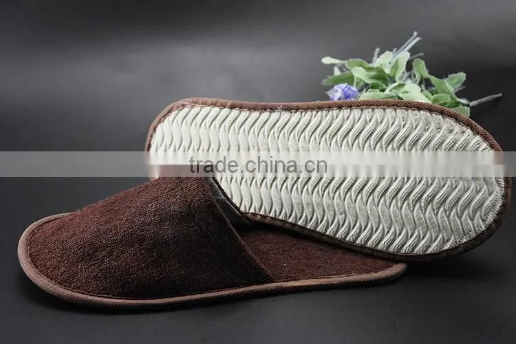 3-5 star hotel custom bedroom slippers made in china