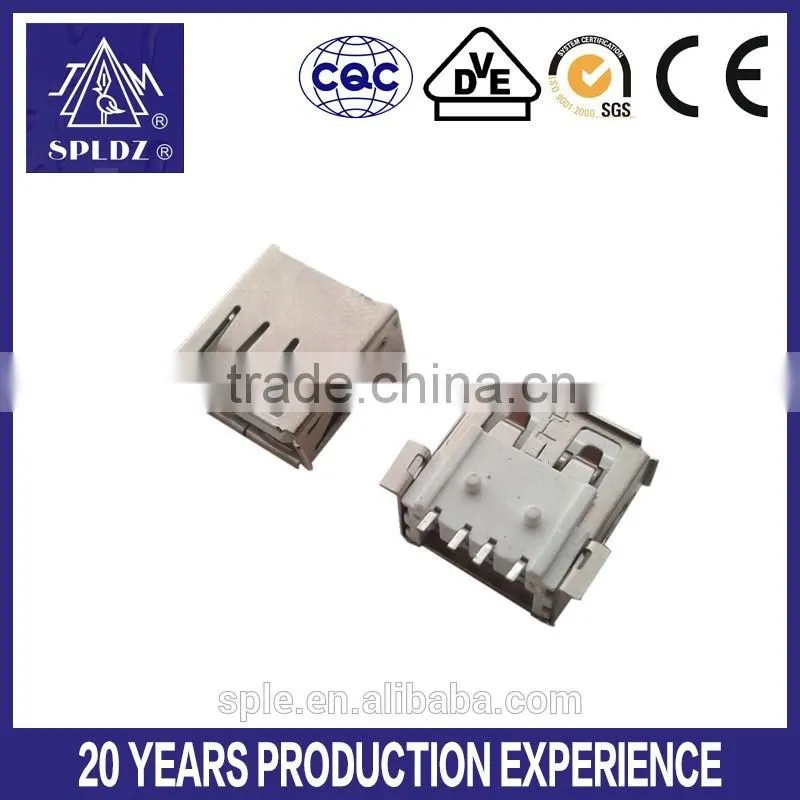 USB A type connector,SMT famale USB connector