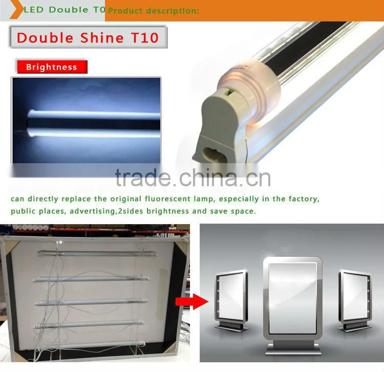 Long lifespan 6FT 8FT Isolated 6000-6500k double sided led tube
