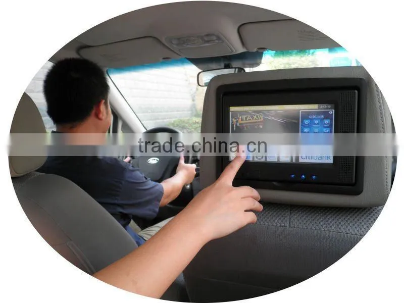 Taxi Headrest Advertising Android Screen