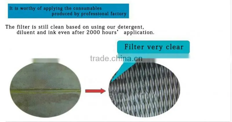 Factory supply continuous ink jet printer