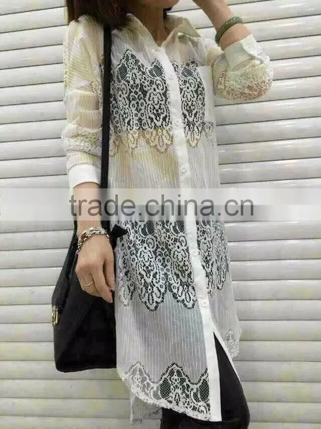 TH-8880 updated women suits fabric design lace fabric with 5M/KG 160CM