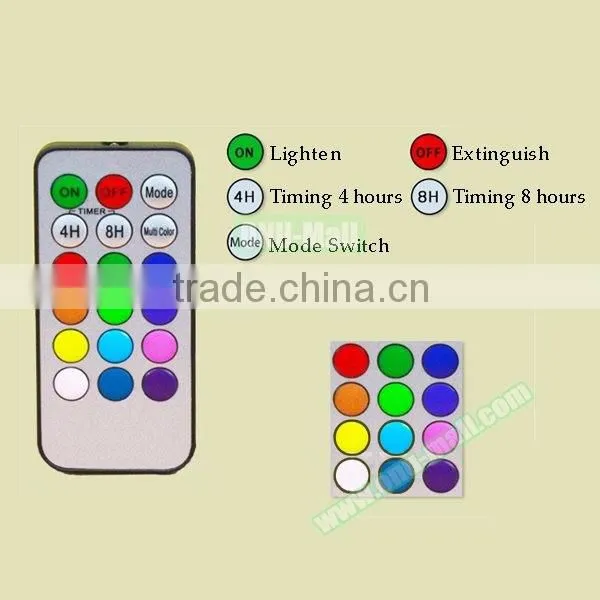 Most Popular Flameless LED Candle Light with Remote, Ivory Color Remote LED Candle