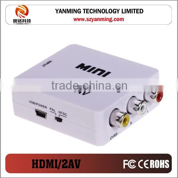 hdmi to CVBS converter for computer DVD to HDTV Projector
