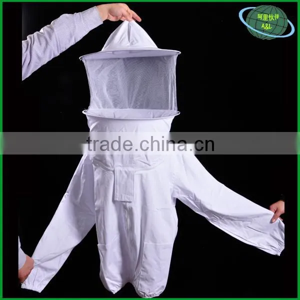100% cotton bee jacket with various colors and sizes for beekeepers